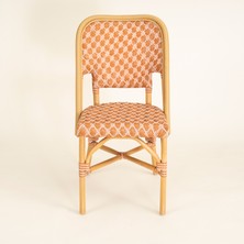 Java Rattan - Synthetıc Sandalye 58X48X90 cm Turuncu
