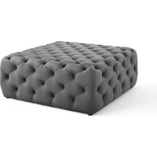 Kapitoneli Kare Puf/bench/orta Sehpa 60*60 cm Yükseklik 40 cm