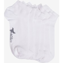 Pamuklu 5'li Paket Esnek Patik Çorap