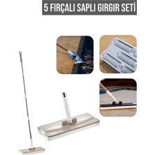 Elite Saplı Gırgır Seti | Flat Saplı Gırgır Set 5 Fırçalı Gırgır 1 Adet