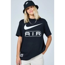 Nike Tee Air Bf SP24 Kadın Siyah Bol Kesim Tişört