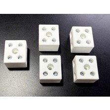 Sern CPO-30A-2P Yüksek Isıya Dayanıklı Porselen Klemens 450V (5 Adet)