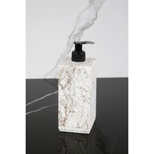 Elite Mermer Desenli El Yapımı Beton Sıvı Sabunluk Banyo Wc Mutfak Sabunluğu 1 Adet