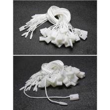 Retay Elite Beyaz Renk Kilitli Etiket İpi 1.000 Adet Düz Desenli Çocuklar İçin Özel Ürün