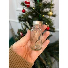 Elite 30 cc Kolonya, parfüm Şişesi Hediyelik 10 Adet Çok Amaçlı Tıpalı ve Gold Kapaklı Cam Boş Şişe 1 Adet