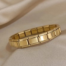 Çelik Italyan Charm Bileklik Yazısız