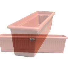 Elite Çiçek Saksısı Plastik - Balkon Saksısı 71 cm 1 Adet