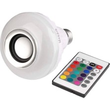 Gizmur Store Ampul Şeklinde Kumandalı Bluetooth Hoparlör