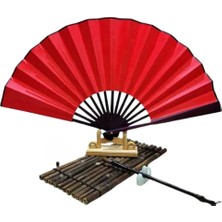 Yelpaze Saten Kraft Kırmızı