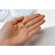 İnfeta Esnek Lastik Misina Ipi 4 Metre 1.0mm Hobi Takı Tesbih Kolye Misina Ipi