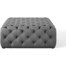Kapitoneli Kare Puf/bench/orta Sehpa 90*90CM Yükseklik 40 cm