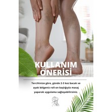 Hammal Aktarcı Dede At Kestanesi Ve Arnica Özlü Bitkisel Jel Ayak Ve Bacak Bakım Roll On - Doğal İçerikli Etkili Formül