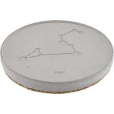 Akrep Burcu (Scorpio) Beton Bardak Altlığı