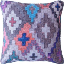 Kilim Desenli Kırlent Kılıfı, PLLW-100358