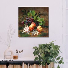 Kare Kanvas Tablo Ünlü Eserler Henri Rousseau Meyveler