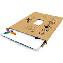 Decovetro Cam Kesme Tahtası ve Sunumluk ve Sunum Tablası Natural Saydam 20X30 cm