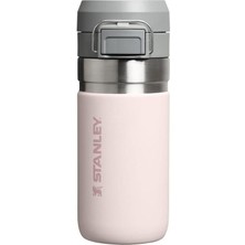 Stanley The Quick-Flip Water Bottle 0.47L / 16OZ Rose Quartz Termos Bardak