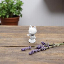 Krh 3D Print Şans Kedisi Figürü – Dekoratif Mini Maneki Neko