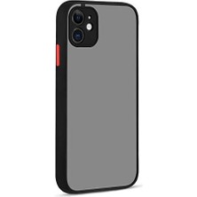 Store Apple iPhone 11 Uyumlu Kamera Korumalı Arkası Mat Lüx Silikon Kılıf (Siyah, Apple iPhone 11)