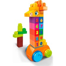 Fisher-Price Mega Bloks Zürafa Matematik Arkadaşı Eğitici LEGO Seti Renkli Tasarım ve Güvenli Kullanım GFG19