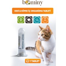 Bitkisel Kedi ve Köpek Parazit Iç Organizma Tableti 4 Adet Tablet