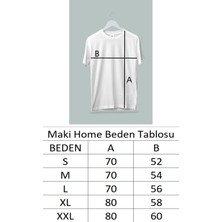 Maki Home Kaliteli Penye Kadın Erkek Unisex Yetişkin Baskılı Beyaz Gri Siyah Tshirt Guns N Roses