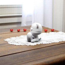Krh 3D Print Kalpli Aşık Kedi Figürü – 3D Dekoratif Hediye Biblo