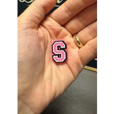 Terlik Süsü/pembe S Harfi