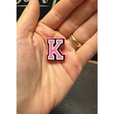 Terlik Süsü/pembe K Harfi