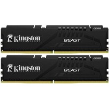 32GB Ddr5 5600 Mhz CL36 Dımm KF556C36BBEK2-32TR Kıngston Beast Soğutuculu 2X16G