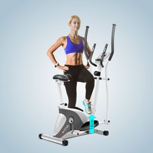 Asvıva C16 Bluetooth Beyaz Çapraz Bisiklet & Egzersiz Bisikleti | Çok Fonksiyonlu Fitness Aleti