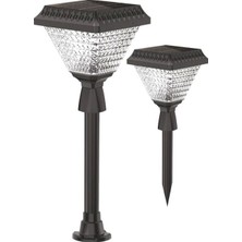 Cata Ct 7317 Solar Kazıklı Bahçe Armatür 30W 6400K Beyaz Işık