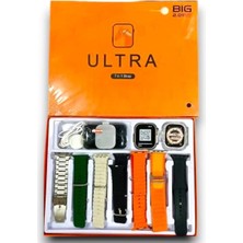 Watch 8 Ultra Akıllı Saat | 7 Farklı Kordonlu, 2.01 Inç Büyük Ekran,