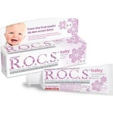 Easy Tedarik Rocsbaby Diş Macunu 35ML 03 Yaş Ihlamur