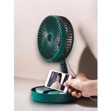 🌀 Katlanabilir Masaüstü Vantilatör | Sessiz, Taşınabilir, USB Şarjlı, 3 Kademeli Hız Ayarı
