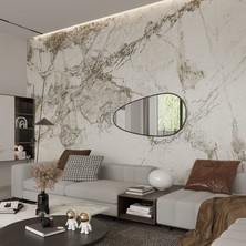 Geniş Asimetrik Banyo Duvar Aynası – Modern Mdf Siyah Çerçeveli, Minimal Tasarım (AYP189)