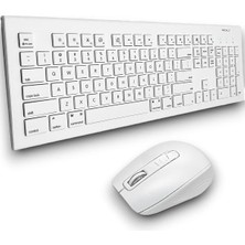 Machnera ⌨️🖱️ PG-8040 Kablosuz Klavye ve Mouse Seti | Sessiz Tuş, Ergonomik Tasarım, 2.4ghz Alıcılı