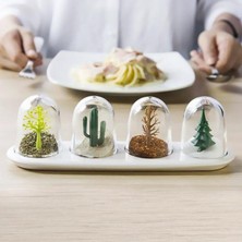 Dört Mevsim Baharatlık 4lü Tuzluk Seti