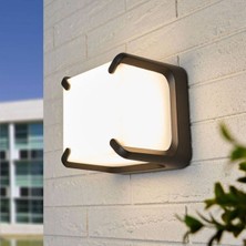 Octopus 18 Watt Beyaz Işık Ledli Dış Mekan, Nemli Alan, Balkon, Banyo, Teras, Bahçe, Veranda Apliği