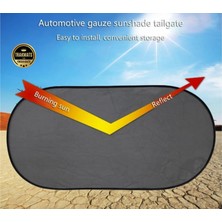Volkswagen Passat B8 2020-2021-2022-2023 Güneşlik Perde Arka Cam Için , Oval Tül Vantuzlu
