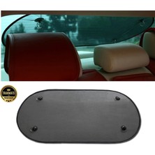 Fiat Fiorino 2020-2021-2022-2023-2024 Güneşlik Perde Arka Cam Için , Oval Tül Vantuzlu