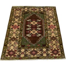 Yeni El Dokuma Nadir Karaova Bozalan Muğla Milas Yün Halı 5917