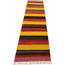 Yeni El Dokuma Nadir Şaheser Renkli Hafik Sivas Yolluk Yün Kilim 5899