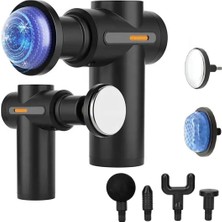 UltraNova Titreşimli Masaj Aleti Sıcak/Soğuk Kompresli Derin Doku Masaj Tabancası 6 Farklı Masaj Başlıklı