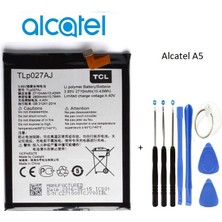 Alcatel A5 Ot 6058D-A5 5085D Batarya Pil ve Tamir Seti TLP027A1-AC-AJ