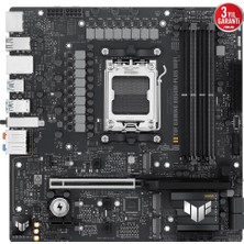 Asus Tuf Gamıng B850M-PLUS Wıfı Amd B850 Am5 Ddr5 8000 Dp HDMI 3x M2 Usb3.2 Gen 2x2 Wifi 6e + Bt Aura Rgb 2.5gbit Lan Matx