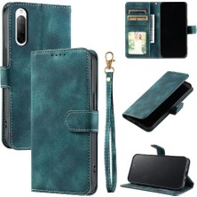 Mellow Boutique Sony Xperia 10 Iıı Için Flip Case Cüzdan Kart Yuvaları Manyetik Kickstand Pu (Yurt Dışından)