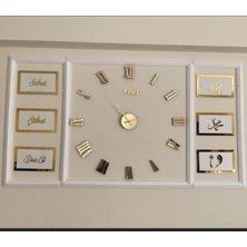 Pleksi Saat, Sabret, Şükret, Dua Et Duvar Panosu