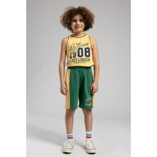 Caleb Erkek Çocuk Şort Yeşil