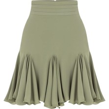 Kadın Yeşil Estrella Skirt Kısa Etek